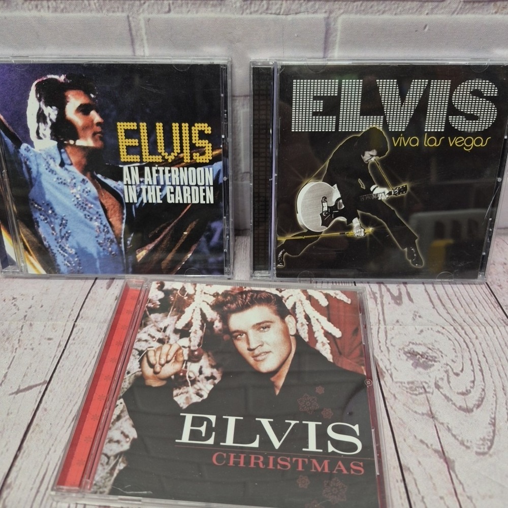 Elvis Presley 3 CD Lot- Afternoon In The Garden, Viva Las Vegas, Christmas